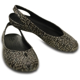 CROCS OLIVIA II Leopard Print Flat